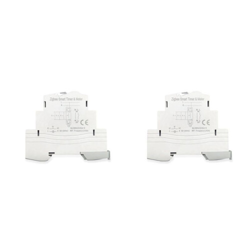 2X ATMS 1602Z   16A Din Rail 1P Remote Control Timing   Wireless  220V Timing
