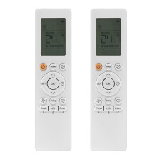 2X Télécommande Infrarouge RG10B pour Climatiseur Anglais Midea RG10B/BGEFU1 AC Télécommande Climatiseur