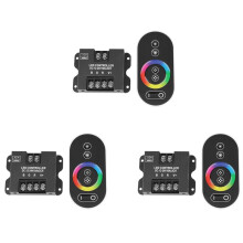 3X 30A Contact RGB RF Remote Control 12V 24V 3Channelx10A 360W/720W Controller for LED Strip Light SMD 5050