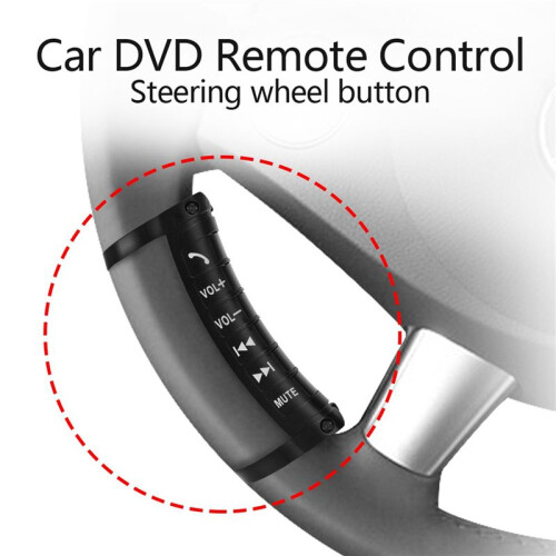 2X Universal Car Steering Wheel Remote Control Button Multi-Function Wireless  Control for 2DIN DVD Player 2