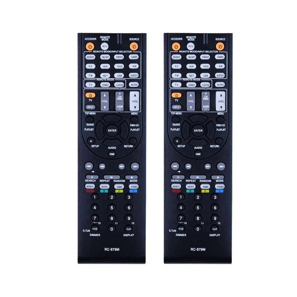 2X Rc-879M Remote Control For Tx-Nr535 Tx-Sr333 Ht-R393 Ht-S3700 Power Emplifier Av Receiver Controller Remote Black 6031002899518