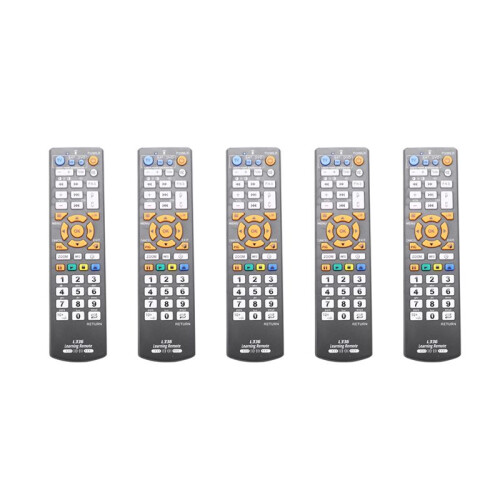 5X Universal  Remote Control Controller mit Lernfunktion für TV SAT CBL