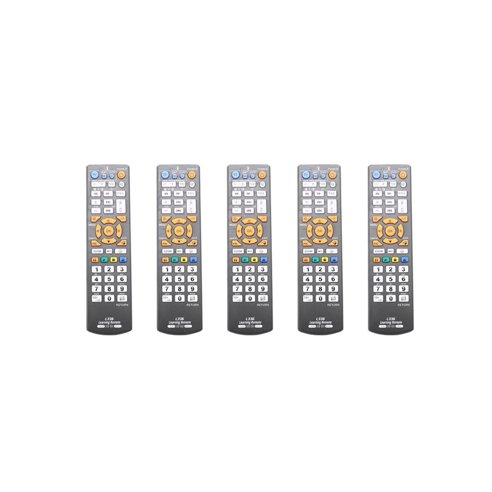 5X Universal Remote Control Controller With Learning Function For Tv Sat Cbl 6133266937811