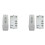 2X AC220V Motor Remote  Controller Projection Screen Motor Wireless  433MHz  Down Stop Forwards Reverse 1
