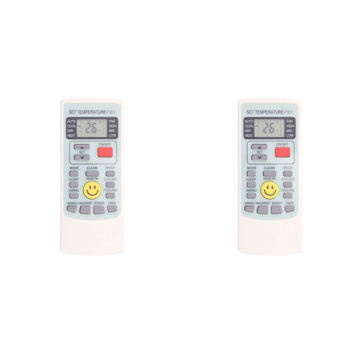 2X Télécommande de Climatiseur YKR-H/209E pour Climatiseur AUX (YKR-H/209E)
