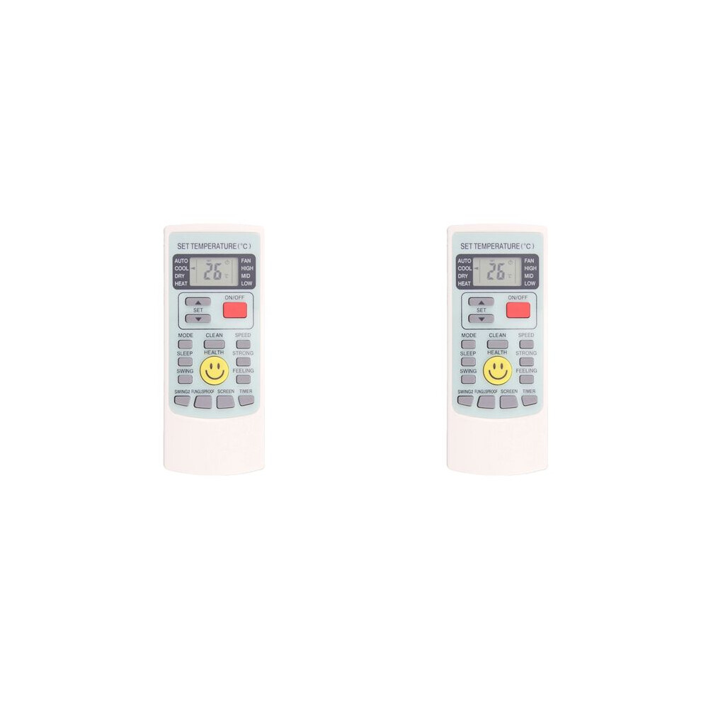 Photos - Power Tool Accessory 2X YKR-H/209E Air Conditioner Remote Control for AUX Air Conditioner (YKR-H/209E)