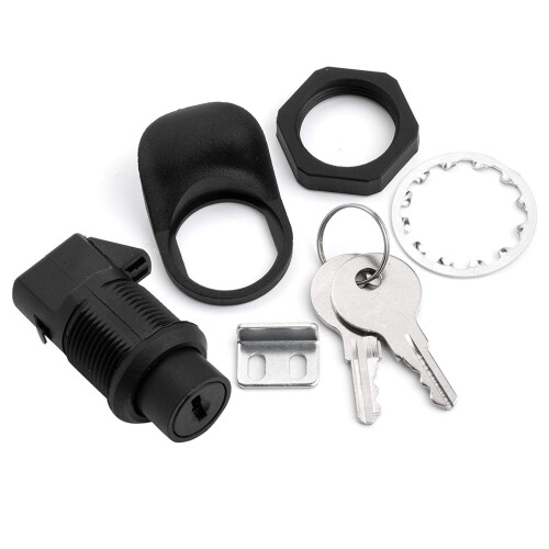 2 Set Locking Push Button  for Marine Boat Radio Box, Tool Box, Electronic Box, Motorcycle Glove Box Lock.