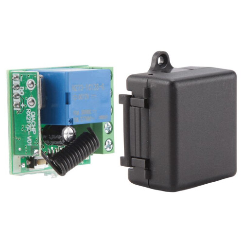 6X DC12V 1CH 433MHz Universal Wireless Remote Control  RF Relay Receiver 433 MHz Transmitter Button Module DIY Kit 1