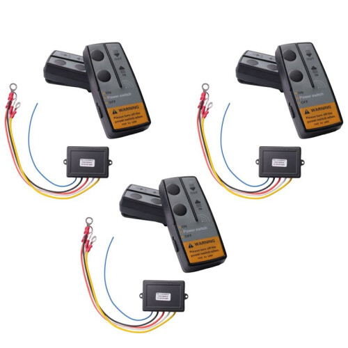 9Set 12V 24V 2.4G 50M Universal Car Wireless Winch Crane Remote Control Controller with Twin Handset Remote Range 2