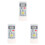 3X YKR-H/209E Air Conditioner Remote Control for AUX Air Conditioner (YKR-H/209E) 1