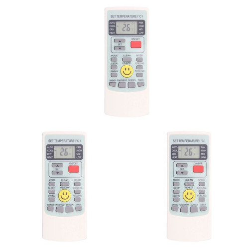 3X YKR-H/209E Air Conditioner Remote Control for AUX Air Conditioner (YKR-H/209E)