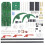 Dual Axis Spherical Rotating LED Kit Color Clock Display Remote Control Microcontroller DIY Electronic No Downloader 6