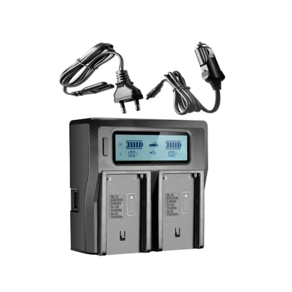 For Np-F970 Np-F960 Npf960 Np-F770 Np-F750 Camera Battery Fast Charger Np-F960 Np-F950 Np-F770 Np-F750 Eu Plug 6034197968267