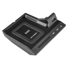 Car Fast Wireless Charger Phone Charger Charging Case Pad for C Class W205 AMG C43 C63 X253 GLC Class