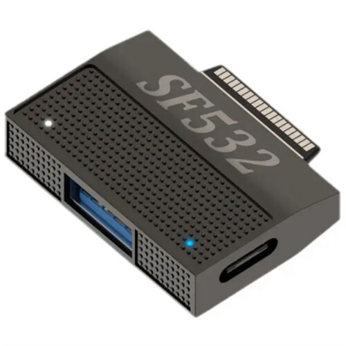 Suitable for  Laptop Charging Adapter Surface Pro9/8/7/6 40PIN to Expand the Magnetic Port with Data Function-A