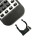 2X CXC9113 Wireless Remote Control for  Car Audio Receiver DEHP960MP CXC9115 CXC5717 1