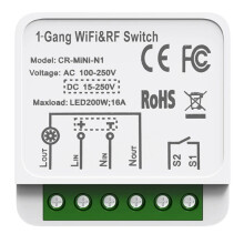Tuya WiFi RF433 Inteligentny Moduł Przełączający z Pilotem Automatyka Domowa DIY Przekaźnik Przerywający dla Alexa