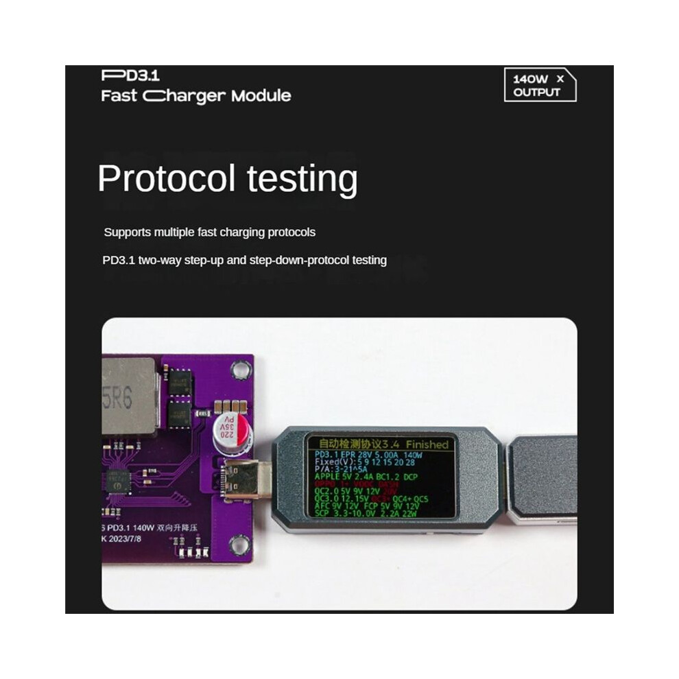 PD3.1 140 W Power Bank DIY Module 2S/3S/4S/5S/6S Commutable IP2366 ...