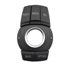 65829381678 Botón del Controlador Multimedia del Control Central del Automóvil para 1 2 3 4 Serie X1 I3 F20 F22 F45 F31 F48 Negro
