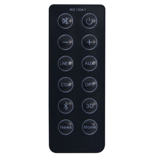 RC10A1 Remote Control Replacement for  B3 Sound Speaker System 1