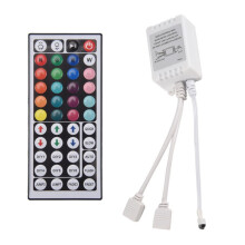 Controlador de LED RGB DC12V + 44 Teclas de Controle Remoto RGB Controlador de Tira de Luz IR para 2835 5050 Tiras de Luz RGB
