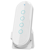 Home New 433mhz 4 Key Ev1527 Coding Key Remote Control  Rf Transmitter Wireless Remote Control White
