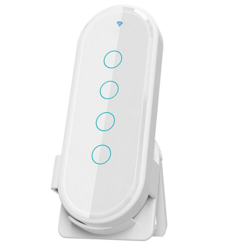 Home New 433mhz 4 Key Ev1527 Coding Key Remote Control  Rf Transmitter Wireless Remote Control White 1
