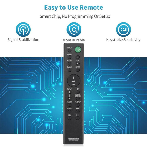 RMT-AH102U Replacement Remote Control for  Home Theatre System HT-XT100 HTXT100 1