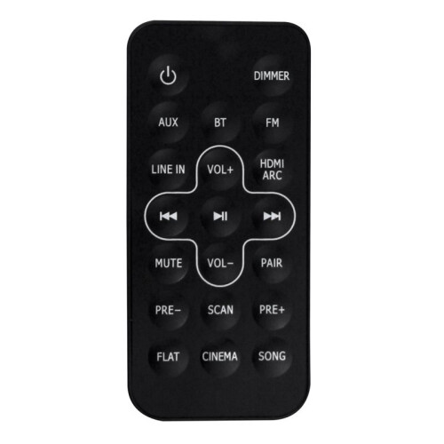 Replace Remote Control for  STV202CN Audio Soundbar Player Controller