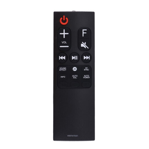 Replacement Remote Control AKB75475301 for  Soundbar Speaker Remote Control