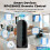 Home New 433mhz 4 Key Ev1527 Coding Key Remote Control  Rf Transmitter Wireless Remote Control White 8