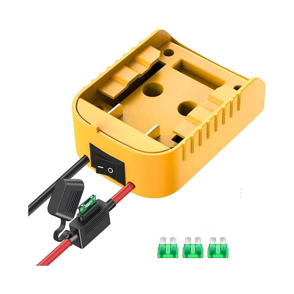 Battery Adapter With Fuse And For 20V /18V Dcb200 Dcb203 Dcb205 Dcb206 Li-Ion Batteries Power Connecter A 4711268951114