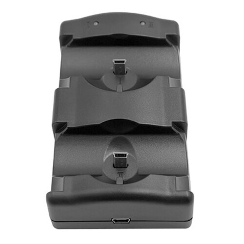 Dual-Ladegerät USB-Dual-Charging-Power-Basisladegerät für  PS3 Move Controller und Mobile Navigation 2