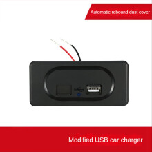 3.1A Dual-USB Autolader Socket 12V 24V voor Motorfiets Auto Truck ATV Boot RV Bus Power-Adapter Outlet LED Licht