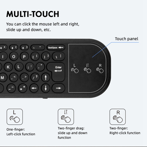 G60S Pro Air Mouse Wireless Voice Remote Control 2.4G  Dual Mode Remote for Computer TV BOX Projector 2