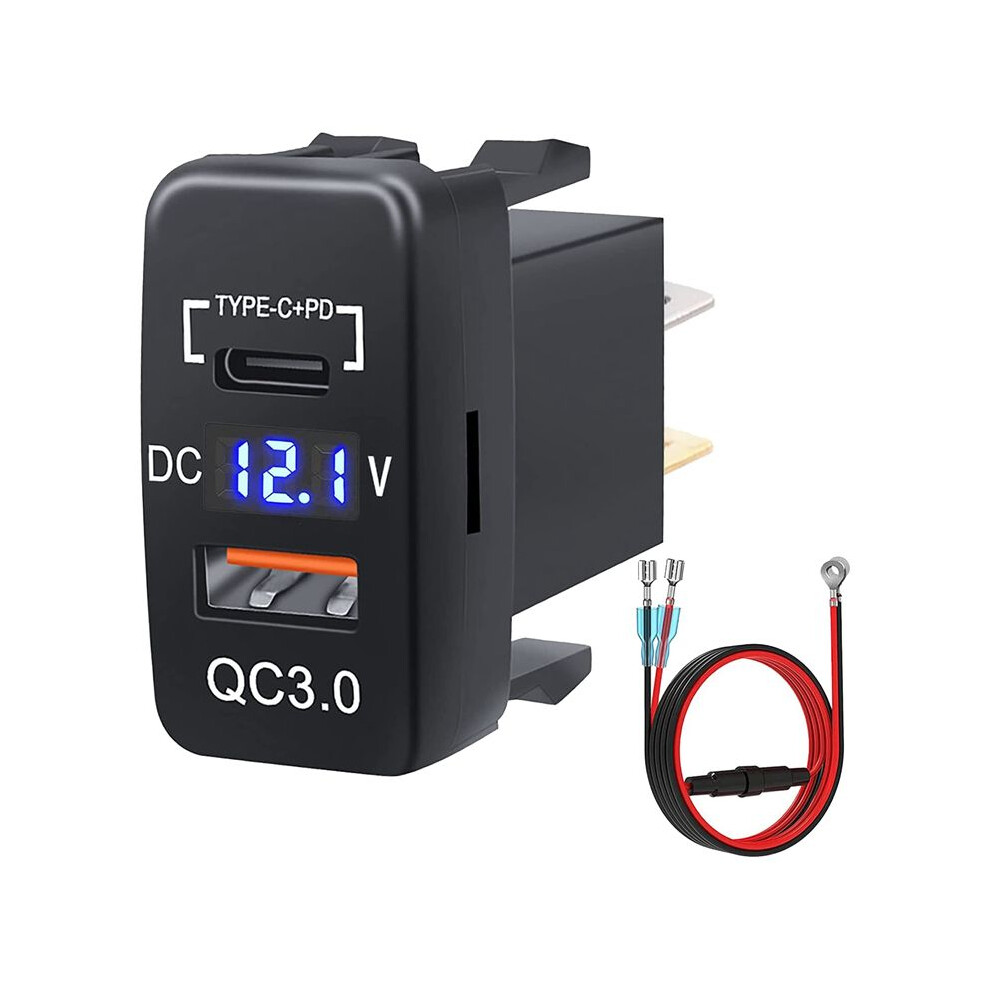 12V-24V Usb Outlet Dual Quick Charge 3.0 & Pd Usb C Port Charger Socket Power Adapter For Car Boat Marine Truck-A 6132158575582