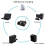 Charging Station Dock Stand Charger for  U Gamepad Remote Controller A9LC(White) 2