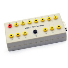 OBDII OBD2 Breakout Box Car OBD 2 Break Out Box Car Protocol Detector Auto Can Test Box Automotive Connector Detector(B)