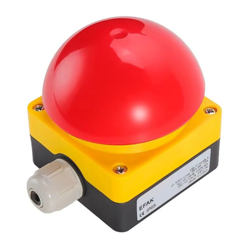 Foot/Hand  IP65 EFAK Mushroom  Emergency Stop Push Button  Self-Locking Self-Resetting Anti-Sho A