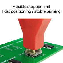 Chip Burn-Skrivprob Flexibel Kabel Avtagbar Design Nedladdningslinjeprogrammerare Mikrotyp Chip Pogo-Pinnar SOP16-300mil