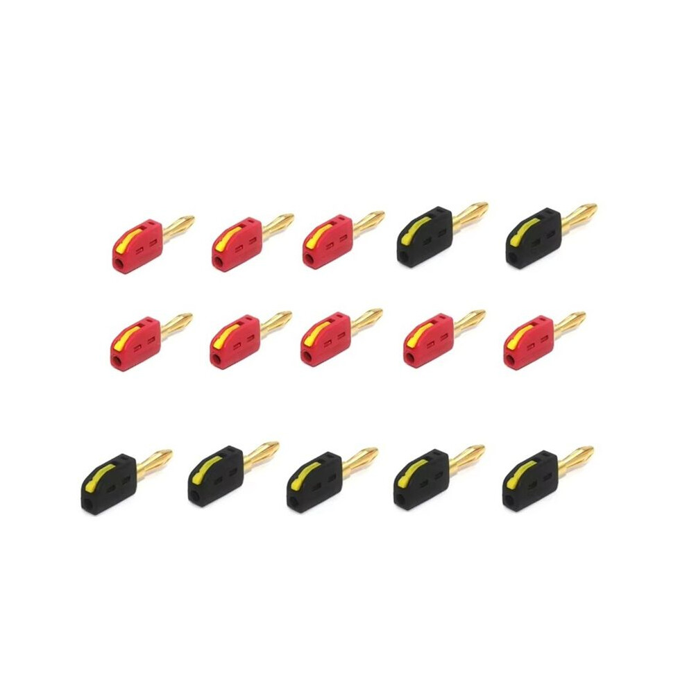 15Pcs 4Mm Solderless Quick Connect High Current 32A Banana Plug Wire Connector Power Testing Instrument Plug For Musical 6031515052394