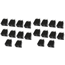 2X 10 x US Type Panel Mounting AC Power Socket Outlet AC 250V 10A