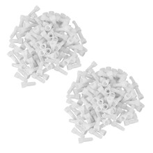 200 Stueck 22-16 GA AWG Geschlossenes Ende Crimpkappen Spleisslehren Kabelverbinder Klemmen (weiss)