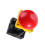 Foot/Hand  IP65 EFAK Mushroom  Emergency Stop Push Button  Self-Locking Self-Resetting Anti-Sho B 1
