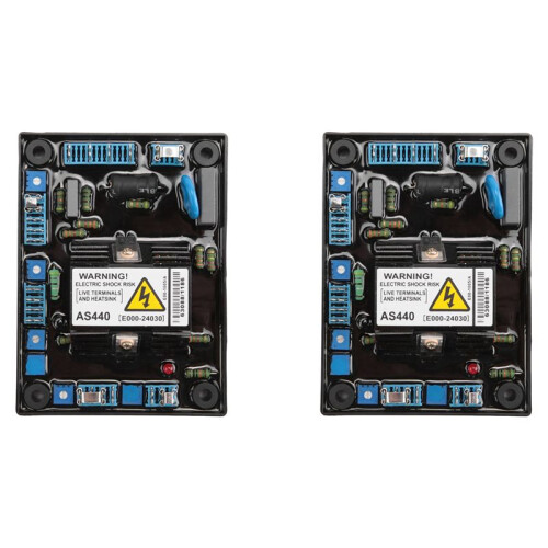 2X AS440 Generator Automatic Voltage Regulator Input AC 190-264V 4A Engine AVR Voltage Regulator Generator