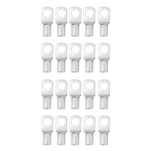 20 Tubo di Rame 25 mm x 8 mm Lug di Avviamento Della Batteria Cavo Terminale A Crimpare per Saldatura