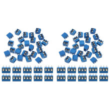 120 StüCk 5mm Pitch 2 Pin & 3 Pin PCB Mount Schraub Klemmen Block Anschluss für (100 x 2 Pin, 20 x 3 Pin)