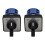 2X AC660V 25A 2-Pole 3-Position Momentary Plastic Rotary Changeover  +Black 1