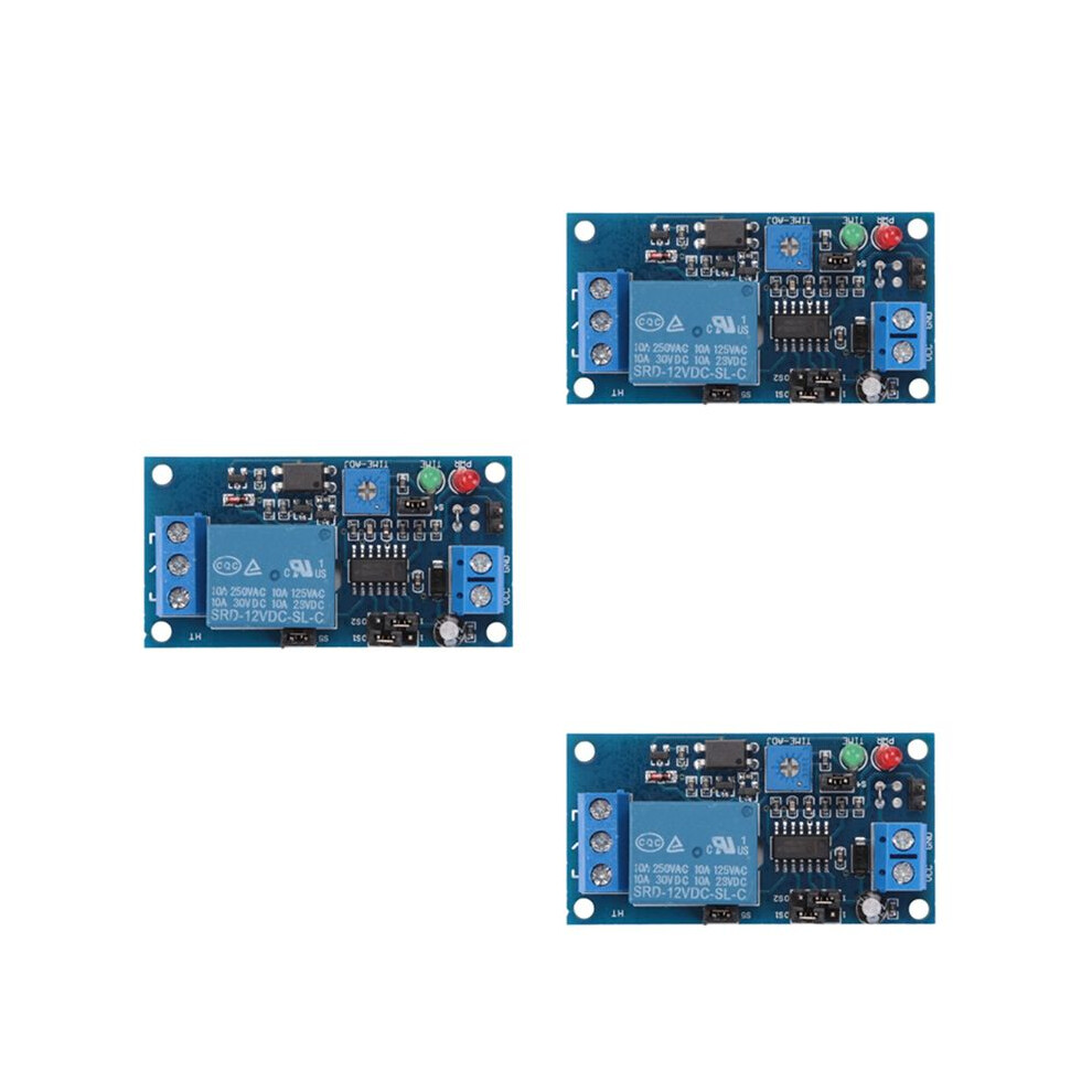 3X 12V Delay Relay Delay Turn / Delay Turn Off Module With Timer 6031444488837