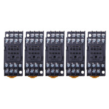 5X PYF14A DIN Rail Power Relay Socket Base 14 Pin for MY4NJ HH54P MY4